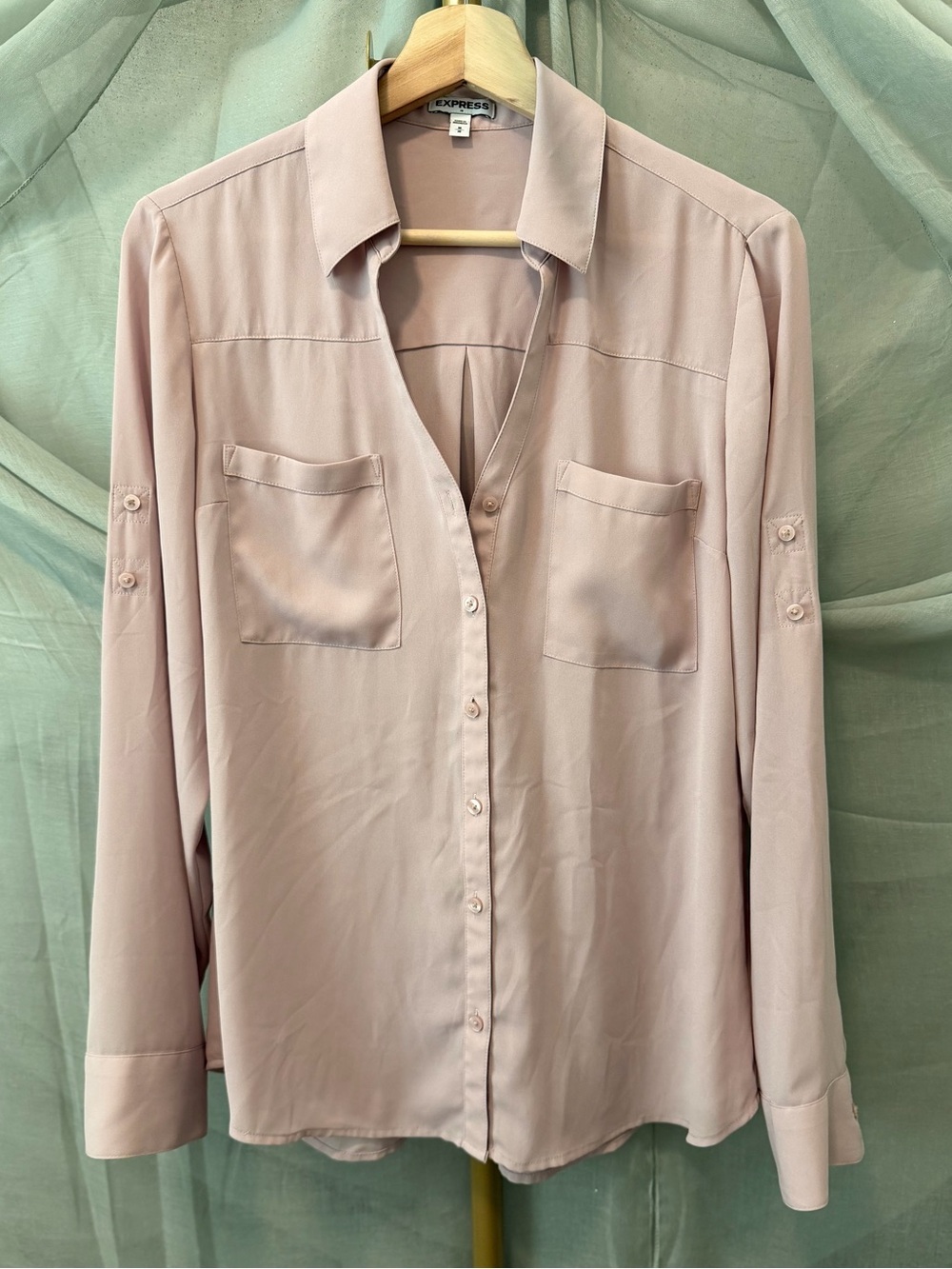 Express Blouse in Light Mauve